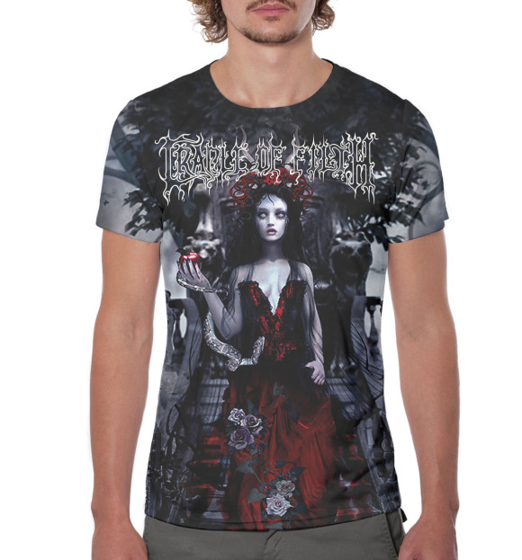 Мужская футболка с изображением Cradle of Filth цвета Белый