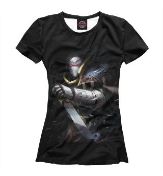 Женская футболка Космодес с ножом