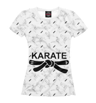 Женская футболка Карате