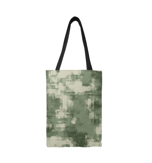 Сумка-шоппер с изображением Военный камуфляж- одежда для мужчин и женщин цвета 