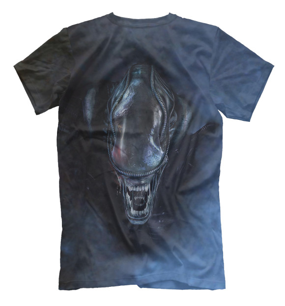Мужская футболка с изображением Aliens цвета Белый