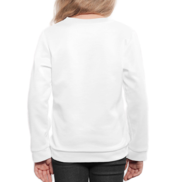 Свитшот для девочек с изображением Селена Гомез цвета Белый