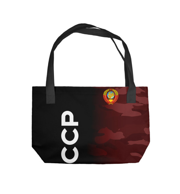 Пляжная сумка с изображением СССР цвета 