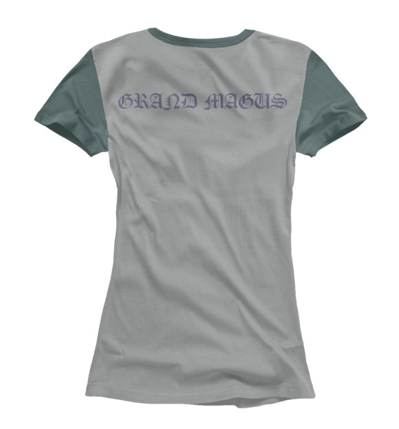 Женская футболка с изображением Grand magus цвета Белый