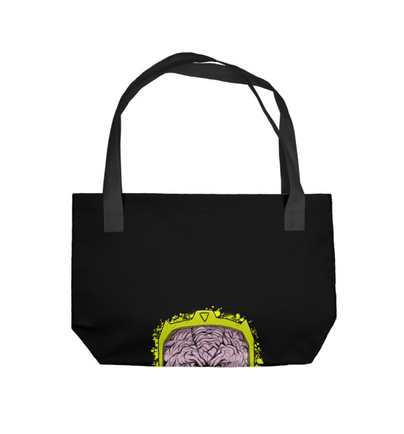 Пляжная сумка с изображением Крэнг Черепашки-ниндзя цвета 