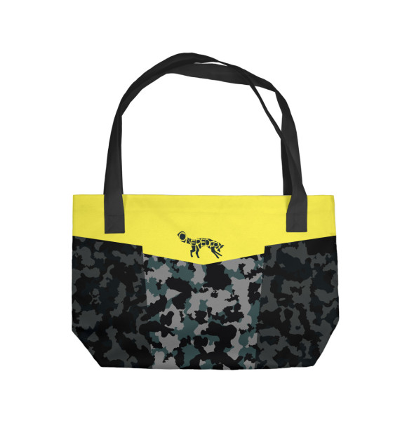 Пляжная сумка с изображением Yella цвета 