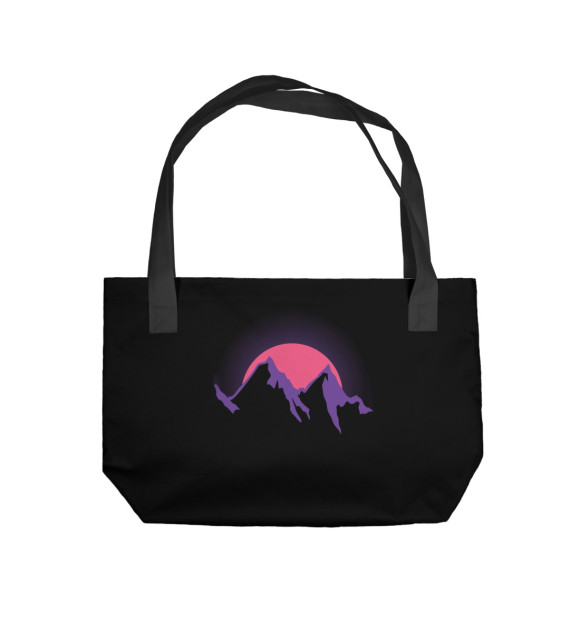 Пляжная сумка с изображением Mountains цвета 