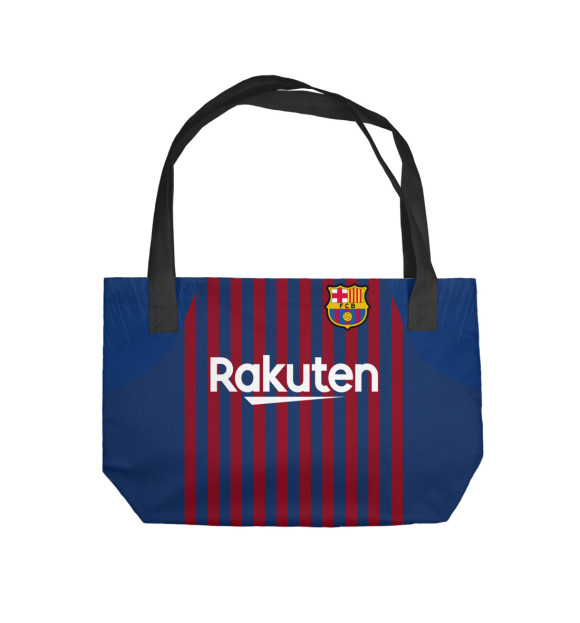 Пляжная сумка с изображением Барселона форма новая домашняя 2019 цвета 