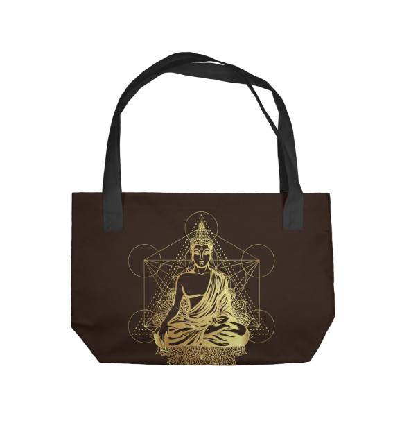 Пляжная сумка с изображением Buddha цвета 