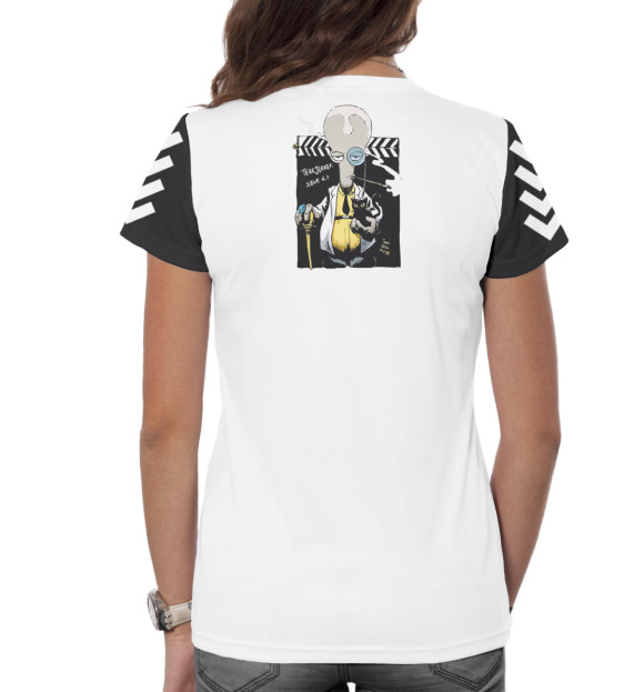 Женская футболка с изображением Роджер цвета Белый
