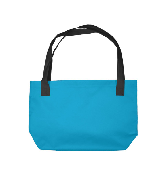 Пляжная сумка с изображением Биатлон цвета 