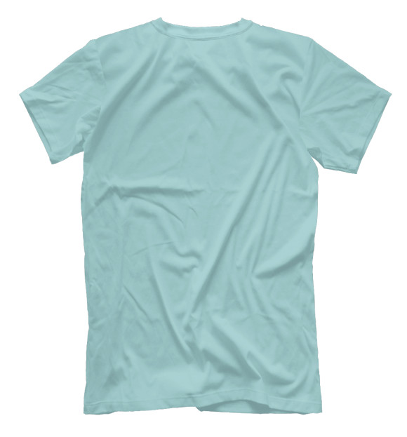Мужская футболка с изображением Die Antwoord: Ninja and Yolandi (Blue) цвета Белый