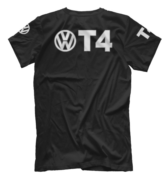 Мужская футболка с изображением Фольксваген Т4 цвета Р‘РµР»С‹Р№