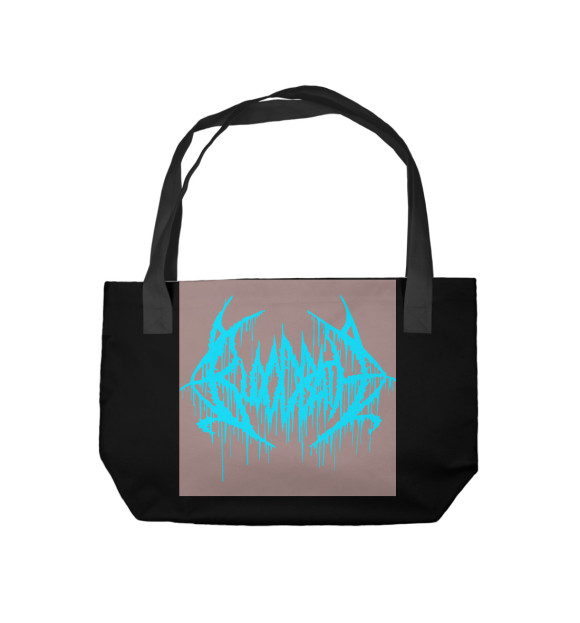 Пляжная сумка с изображением Bloodbath цвета 