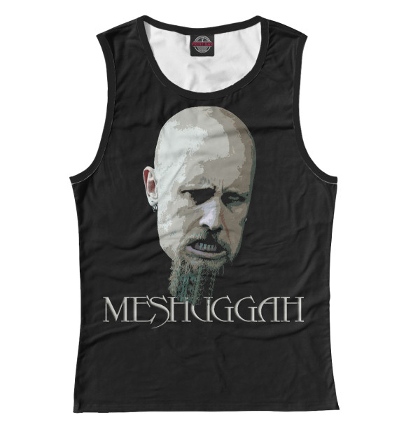 Майка для девочки с изображением Meshuggah цвета Белый