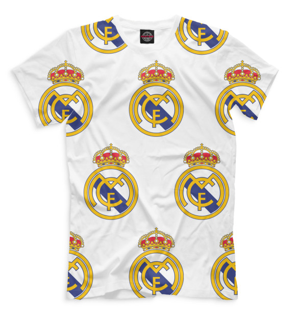 Футболка для мальчиков с изображением Real Madrid цвета Молочно-белый