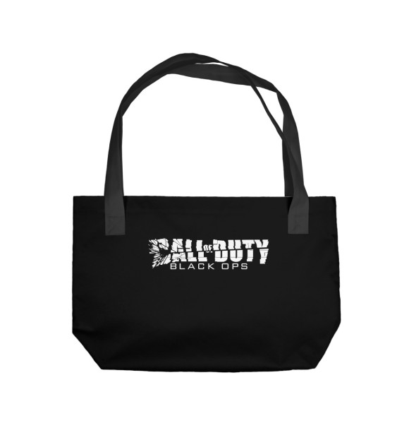 Пляжная сумка с изображением Call of Duty Black Ops цвета 