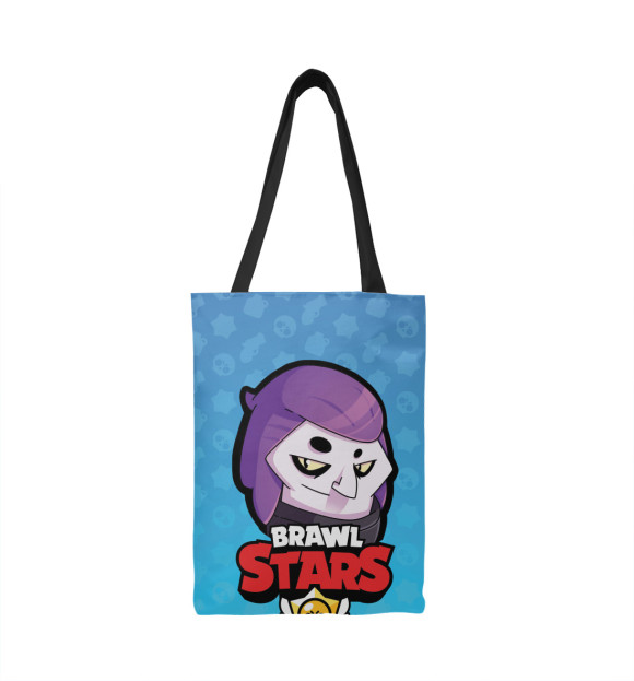 Сумка-шоппер с изображением Brawl Stars - Mortis цвета 