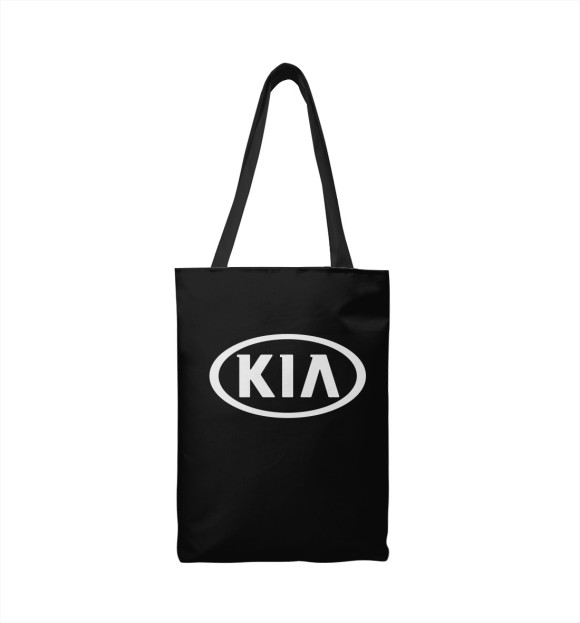 Сумка-шоппер с изображением Kia цвета 