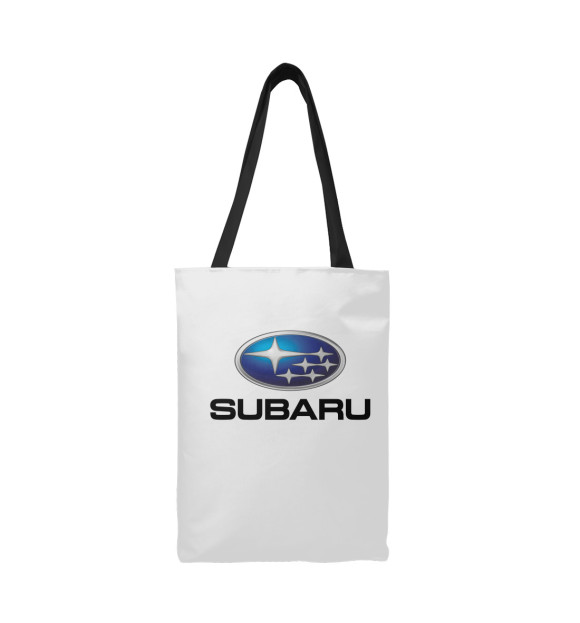Сумка-шоппер с изображением Subaru цвета 