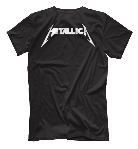 Мужская футболка с изображением Metallica цвета Белый