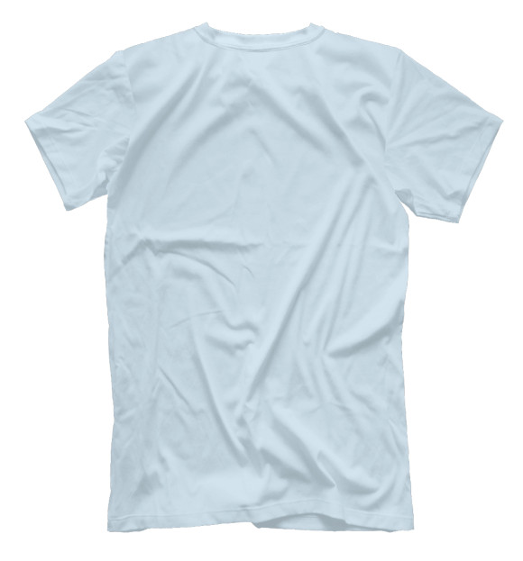 Мужская футболка с изображением Самолет цвета Белый