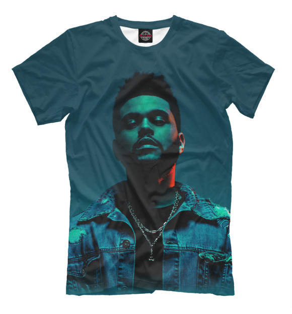Мужская футболка с изображением The Weeknd цвета Темно-зеленый