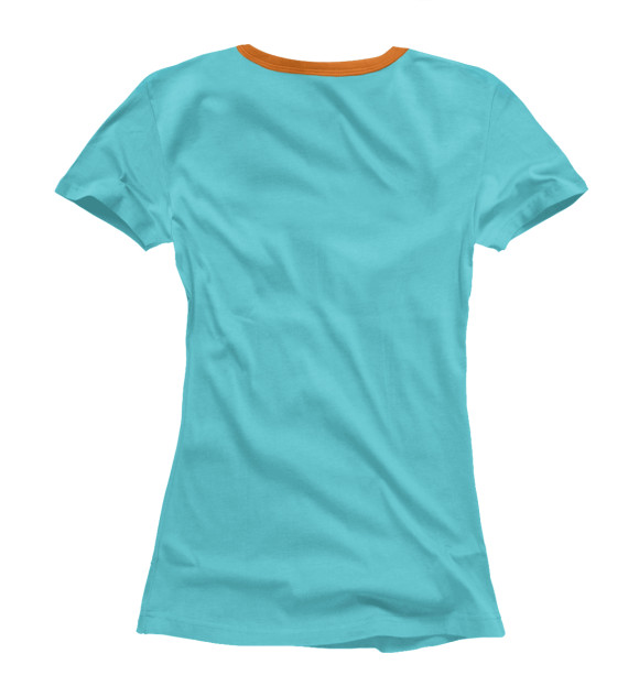 Женская футболка с изображением Хитрая лиса цвета Белый
