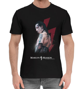 Хлопковая футболка для мальчиков Marilyn Manson Shock-Rock