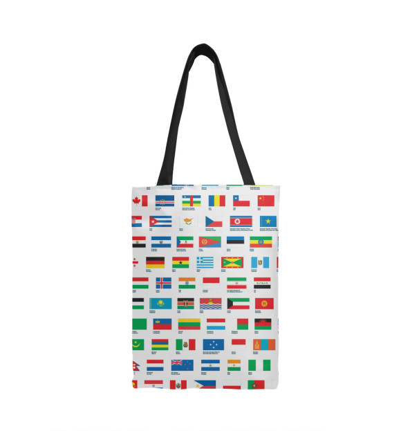 Сумка-шоппер с изображением Флаги цвета 