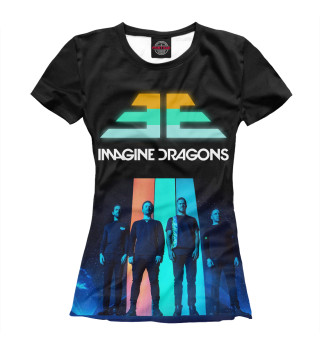 Женская футболка Imagine Dragons