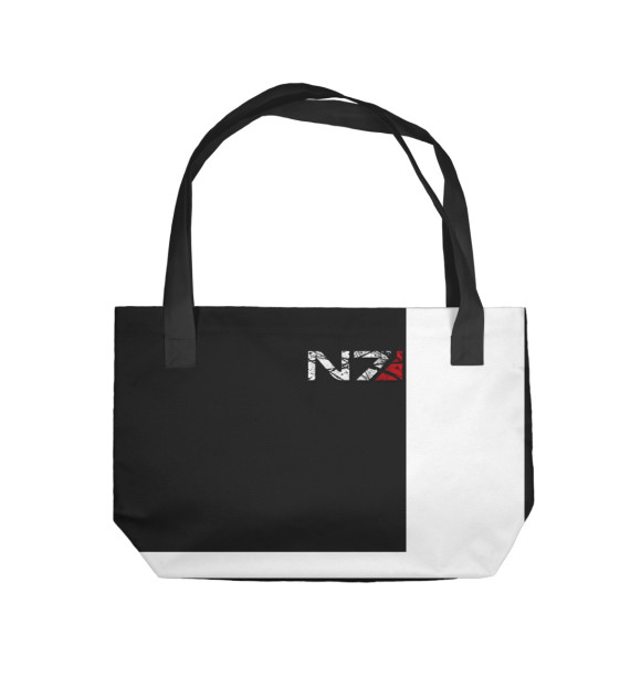 Пляжная сумка с изображением Костюм N7 цвета 