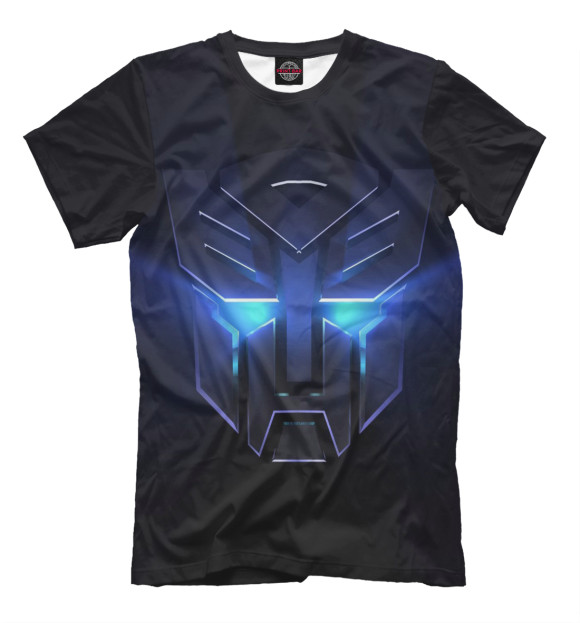 Мужская футболка с изображением Transformers цвета Черный
