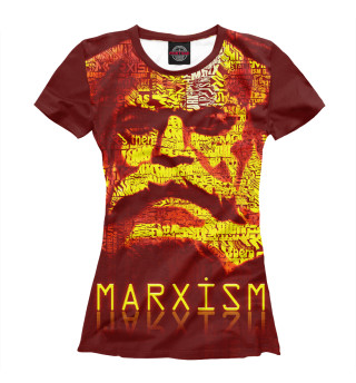 Женская футболка Карл Маркс