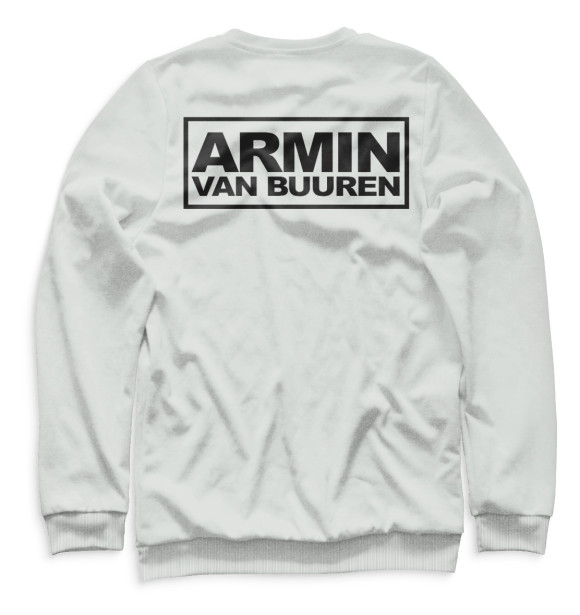 Свитшот для мальчиков с изображением Armin van Buuren цвета Белый