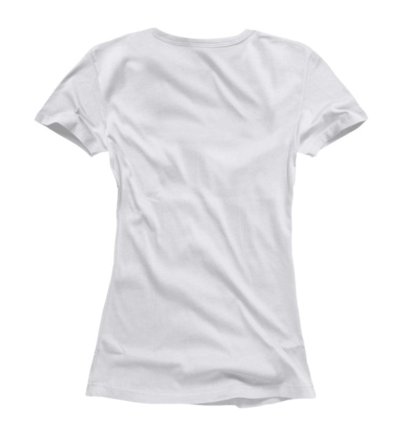Женская футболка с изображением Главком цвета Белый
