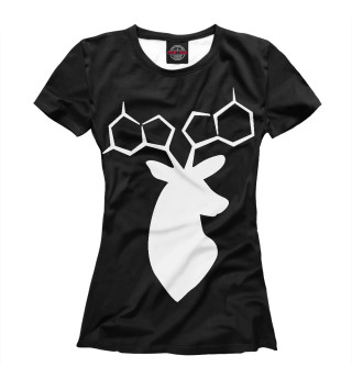Женская футболка Аминокислотный Олень