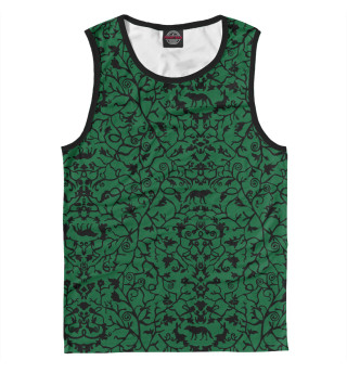 Abstract Wolf Green