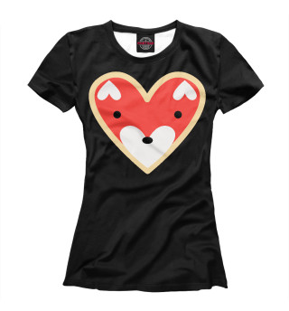 Женская футболка Fox Love