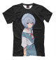 Мужская футболка Neon Genesis Evangelion - Rei