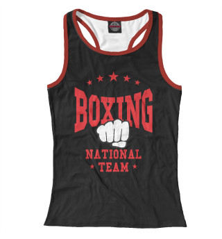 Женская майка-борцовка Boxing National Team