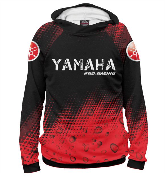 Худи для девочки с изображением Yamaha | Yamaha Pro Racing цвета Белый