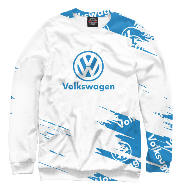 Женский свитшот с изображением Volkswagen цвета Белый