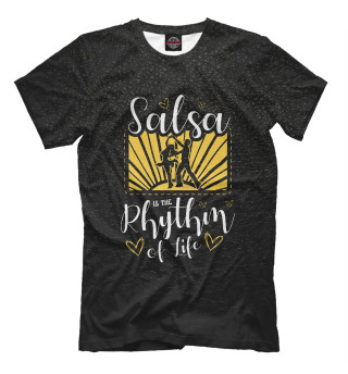 Мужская футболка Salsa Is The Rhythm Of Life