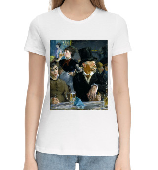 Хлопковая футболка для девочек Эдуард Мане