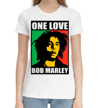 Хлопковая футболка для девочек Боб Марли