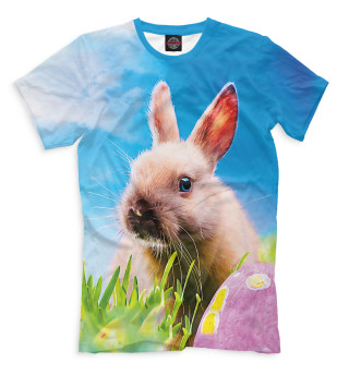 Мужская футболка Кролик