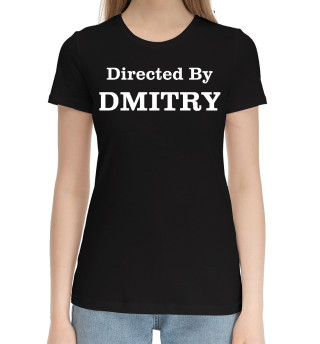 Хлопковая футболка для девочек Directed By Dmitry