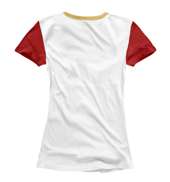 Женская футболка с изображением Всегда готов цвета Белый