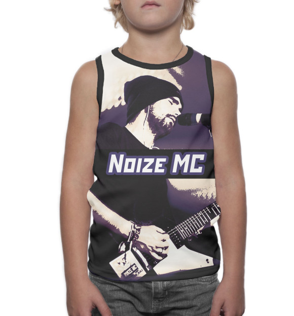 Майка для мальчика с изображением Noize MC цвета Белый
